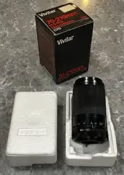 Vivitar 70-210mm f/4.5-5.6 MC Macro Focusing Zoom Lens for Canon FD Mount