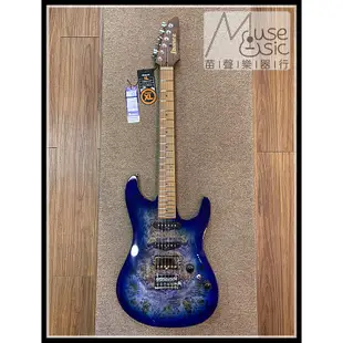 【苗聲樂器Ibanez旗艦店】Ibanez Premium AZ226PB 藍色小搖座電吉他