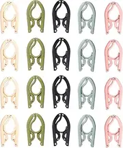 20Pcs Travel Hangers, BetterJonny Travel Hangers Folding Hangers Portable Folding Clothes Hangers Clothes Drying Rack for Business Trips, Home and Travel