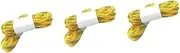[HANABASS] 3 Pairs Replacement Shoelaces 96 Inches Anti-Fracture Hockey Laces All-Match for Sports Skiing Hockey Shoes