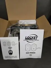 Lockey E995 Electronic Lever-Handle Latchbolt Lock with Lighted Keypad