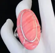 Navajo Sterling Spiny Oyster Ring #316 SIGNED
