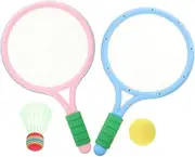 Abaodam 1 Set Badminton Set Lightweight Rackets for Outdoor and Indoor Play Badminton Game Tool for Over Years Old Includes Rackets and Shuttlecocks