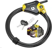 Master Lock 8433EURD Security Cable with Key Lock, Black, from 30 cm to 1,8 m