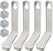 Bvizyelck Comforter Corner Clips | 4X Comforter Clips to Hold to Bed,Blanket Sheet Holder with Lock Buckle Heavy Duty for Winter Quilt