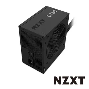 【NZXT 恩傑】C750 銅牌 750W 電源供應器(FDB靜音 / DC-DC/耐熱耐磨烤漆 / PA-7B2BB / 7年保固換新)