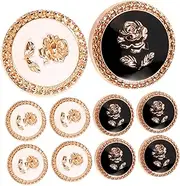 FRCOLOR 10pcs Vintage Coat Buttons Decorative Sewing Buttons for DIY Projects Chic Design for Coats Jackets and Crafting