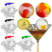 4 Pieces Ice Ball Makers Large Round Cube Moulds For Cold Drinks Ice Cubes Trays & Moulds