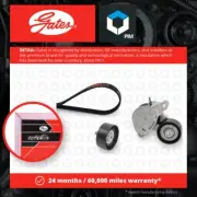 Drive Belt Kit fits MINI CONVERTIBLE ONE F57 1.2 16 to 17 B38A12A Set Gates New