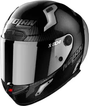 Nolan X-804 RS Ultra Carbon Silver Edition, full face helmet , color: Black/Dark Grey Silver-Mirrored , size: L