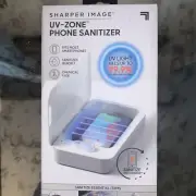 Sharper Image UV-Zone Phone Sanitizer Kills 99.9 Percent Of Germs, New In Box