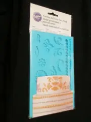Wilton Fondant and Gum Paste Mold Damask Design Cake