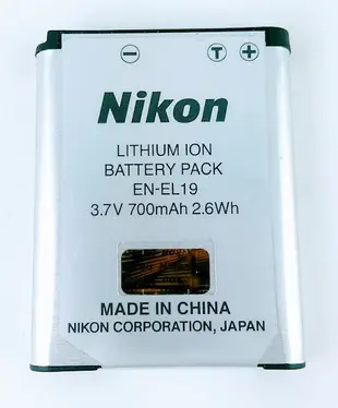 【全新 完整盒裝】Nikon EN-EL19   原廠鋰電池 原廠電池