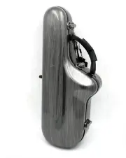 Alto Saxophone Case Contoured engineering PC hard shell aluminum grey color