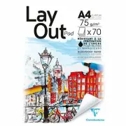 Clairefontaine Bleedproof Layout Paper Pad 70Sheets Pens Fineliners Alcohol Inks