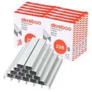 23/8 Staples for Stapler, 10Box 10000pcs 5/16" Leg Length Standard Flat Clinch