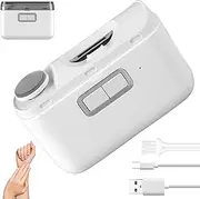 Electric Nail Clipper with Light, Rechargeable Automatic Nail Clipper with Nail Scraps Storage 2 Speed, Low Noise Electric Nail Cutter, Safety Fingernail Trimmer Electric Nail Trimmer for Adult(New)