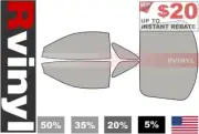 Rtint Precut Window Tint Kit for Mitsubishi 3000GT 1991-1999 Tinting Films (for: Mitsubishi)