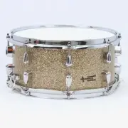 TreeHouse Custom Drums 6½x13 8-ply Maple Snare Drum - Ginger Glass Glitter