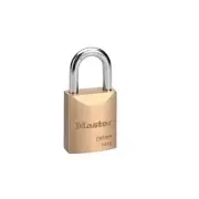 Master Lock Solid Brass Padlock 8 x 62 x 23mm Stainless Steel Shackle, 40mm Wide