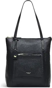 [RADLEY] London Portman Ziptop Tote Handbag for Women, Made from Soft Grained & Smooth Leather Trims, Ziptop Tote Bag with Grab Handle & Front Zipped Pocket, Tote Bag with Interior Pocket