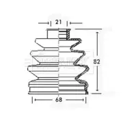 BORG & BECK Bellow, drive shaft BCB2314 FOR Fusion Fiesta Mazda2 Micra Mini Coun