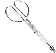 Fire Tongs Grill Tongs Collecting Clamp Large Firewood Grabber Long Logs Tweezer for BBQ Fireplace Barbecue Outdoor Fire, Length 30cm