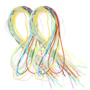 200pcs Braided Cord Lanyard String Keys Bead String Friendship Bracelet Cord