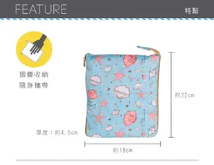 HAPI+TAS 摺疊旅行袋 H0002(小) 星空藍【Chu Mai趣買購物】 (9.9折)