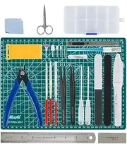 26Pcs Professional Gundam Modeler Basic Tools Craft Set Hobby Building Tools Kit with Plastic Case Black