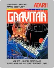 Atari 2600 Replacement Label - Gravitar
