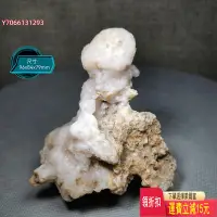 在飛比找Yahoo!奇摩拍賣優惠-白色玫瑰 天然阿拉善戈壁石沙漠漆 可以放平 奇石 珠子 天然