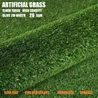 20SQM Artificial Grass Synthetic Grass Plastic Turf Fake Plant Lawn 15mm Olive
