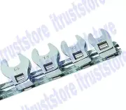 7 PC SAE CROWS FOOT END SOCKET WRENCH CROWFOOT CROWSFOOT TOOL SET 3/8 TO 3/4 IN
