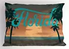 Florida Pillow Sham Decorative Pillowcase 3 Sizes Bedroom Decoration