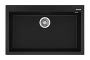 TEKA 720mm x 400mm Tegranite ForSquare Sink Black