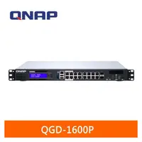 在飛比找PChome商店街優惠-QNAP QGD-1600P-8G 16埠 智能終端 PoE