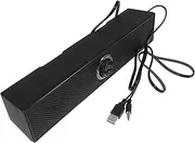 MERRYHAPY Space-Saving Computer Desk Speakers Laptop Soundbar Stereo Sound System Deep Bass Performance