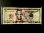 5 BCW Currency Holder Rigid PVC Toploader Regular Size Banknote Topload Case