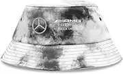 Mercedes AMG Petronas Formula One Team - Tie Dye Bucket Hat - Grey - Unisex - Size: One Size, Grey, One Size