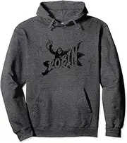 [DC Comics] Batman Robin Swinging Text Silhouette Pullover Hoodie