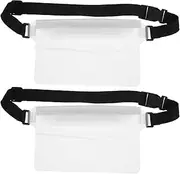 VANZACK Waterproof Pouch with Adjustable Waist Strap, Waterproof Dry Bag, Keeps Cell Phones and Valuables Safe and Dry