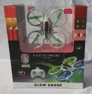 Fao Schwarz 2.4 Ghz Remote Control LED 360 Flip Stunt Glow Drone