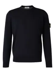 [Stone Island] Stone Island-Pullover Girocollo In Lana Leggera-Uomo L
