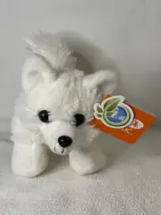 Wild Republic Mini Arctic Fox 8" Plush Toy Stuffed Animal White Fox New W/tags