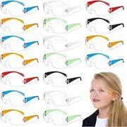 Kids Safety Glasses Bulk Eye Protection Goggles Scratch Resistant for Science Class, Lab, Sports, Child Youth Size