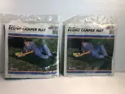 Set of 2 Vintage air green Camping camper Mattress Mat Econo Float 1998 by Intex