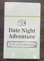 Date Night Adventure Card Game 40 Scratch Off Cards For Couples Brand New Sealed