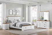 CHARLSBOURG 4 Piece Queen Bed Dresser Suite