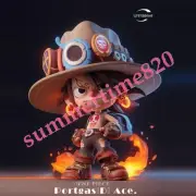Ultrablue Studio One Piece Portgas·D· Ace Resin Model Pre-order Q version H23cm